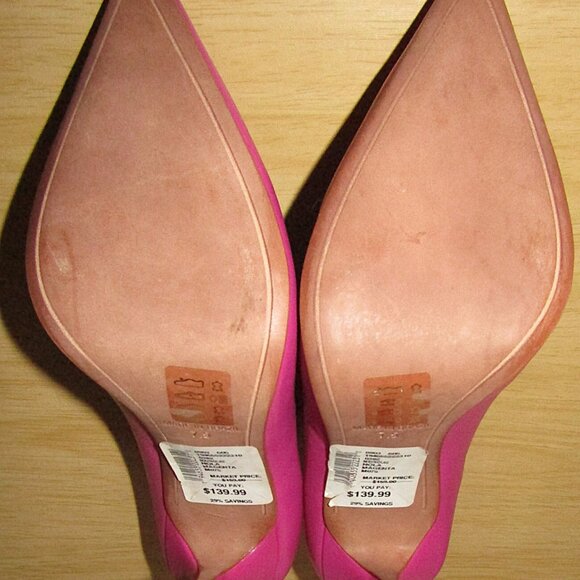 BCBG Max Azria Nola Pointed Toe Heels in Magenta - Picture 11 of 12